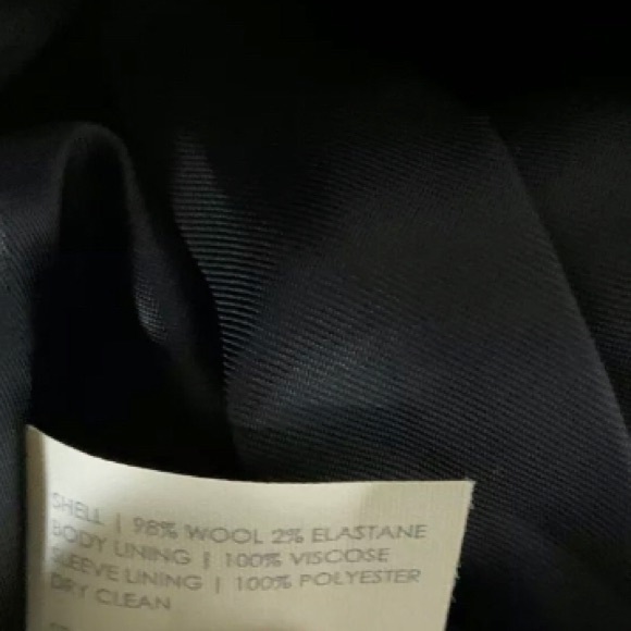 Club Monaco Tropical Wool Dark Grey Blazer sz. 00 - Picture 3 of 3